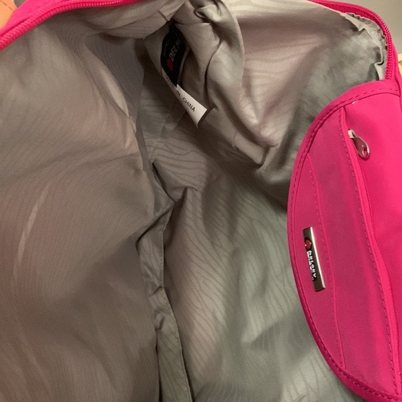 DELSEY Pink On The Go Shoulder Bag- Foldable - Picture 7 of 12